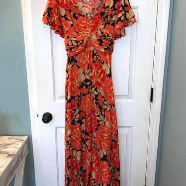 Anthropologie Abel The Label Vivid Dreams Maxi Dre