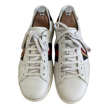 Gucci Ace leather low trainers