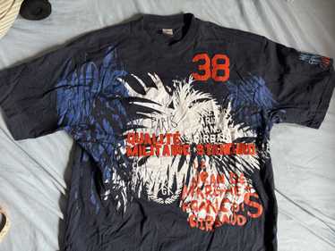 ★Marithe + Francois Girbaud★ PARIS GRUNGE GRAPHIC TEE blac MARITHE FRANCOIS GIRBAUD | PARIS GRUNGE GRAPHIC TEE | Yeogi