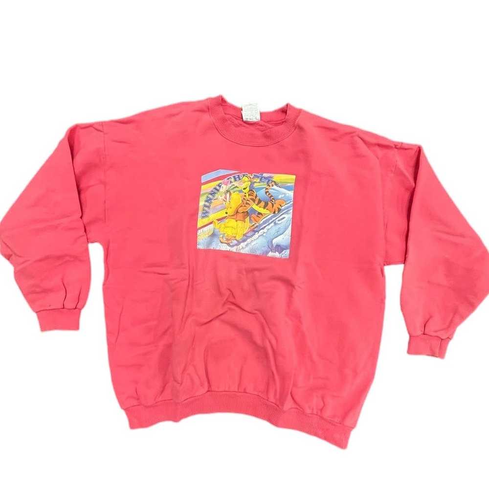 90s Winnie the Pooh Tigger Crewneck Sweater Sz XX… - image 1