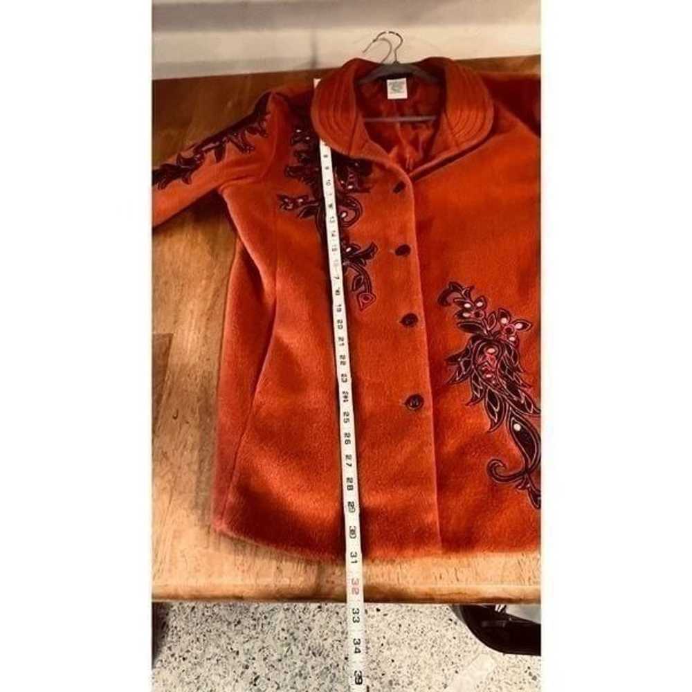 Bob Mackie Vintage Wearable Art Fleece Jacket SIz… - image 3