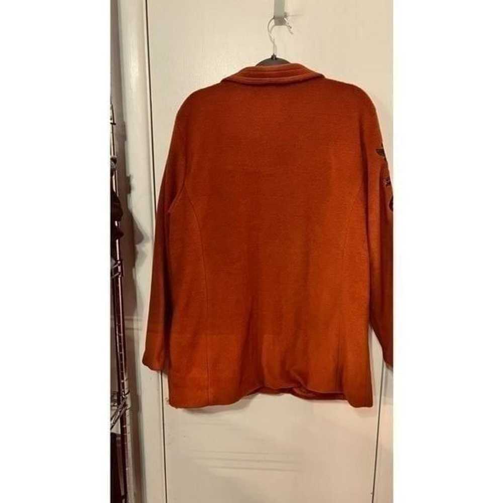 Bob Mackie Vintage Wearable Art Fleece Jacket SIz… - image 8