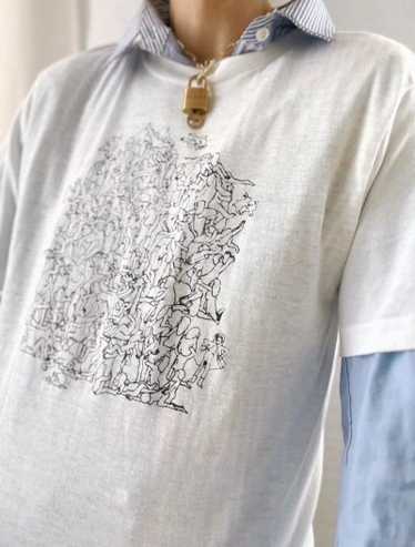 rare authentic orgy print t-shirt