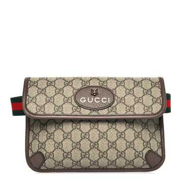 GUCCI GG Supreme Monogram Neo Vintage Web Belt Bag