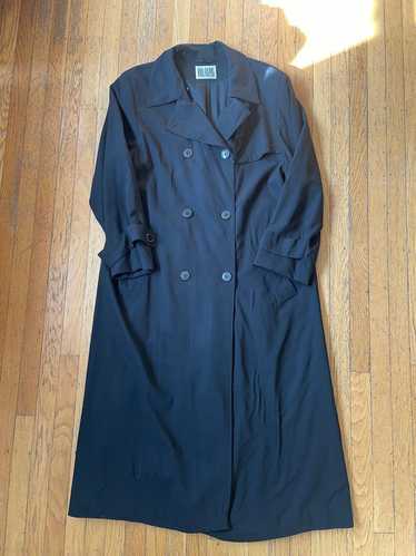 Bill Blass Vintage 1980s - 1990s wool trench coat…