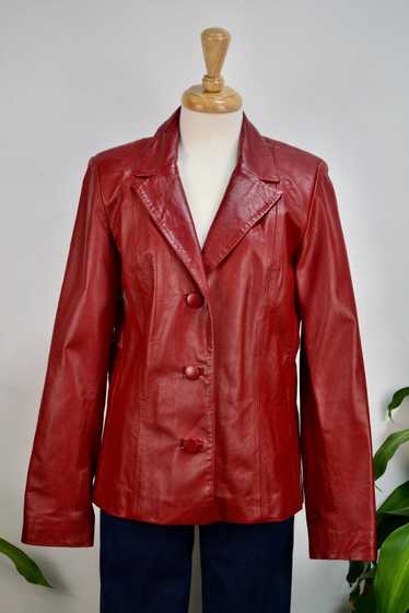 Aughts Crimson Red Leather