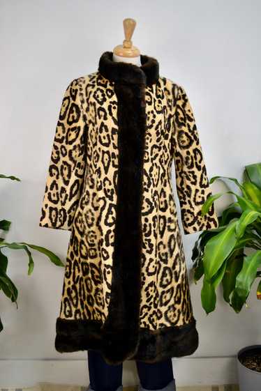 Gorgeous 60's Faux Fur Dress Coat