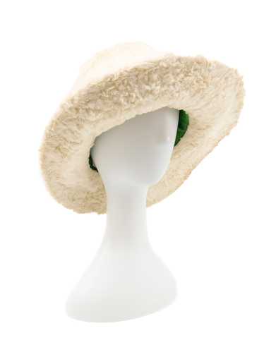 1960s Ivory Rabbit Fur Hat