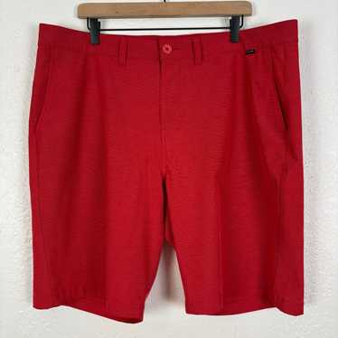 Travis Mathew Travis Mathew Men's Red Golf Shorts 