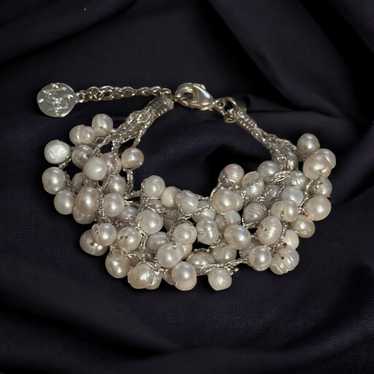 Other Crossroads multi strand freshwater pearl br… - image 1