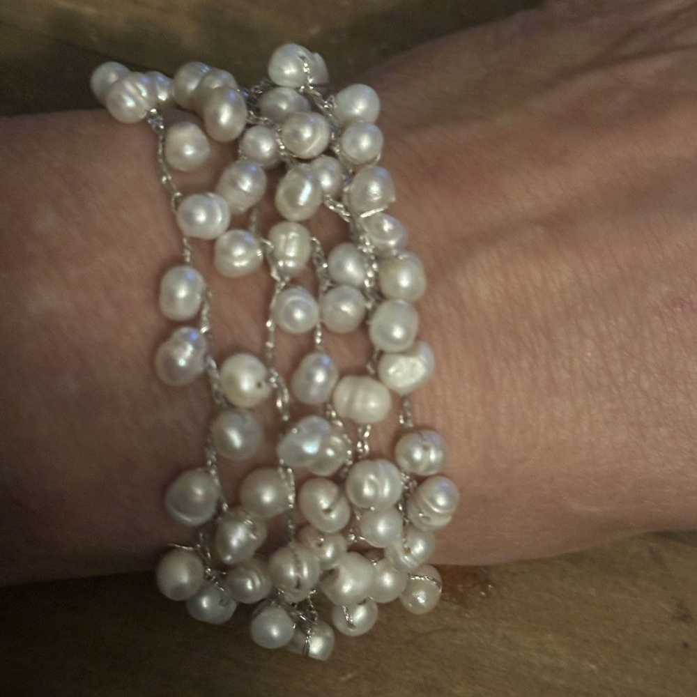 Other Crossroads multi strand freshwater pearl br… - image 2