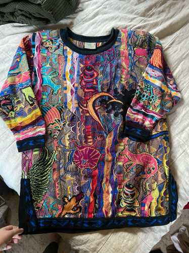 COOGI オーストラリア　M 90s COOGI オーストラリア製 3Dニット カーディガン M クージー