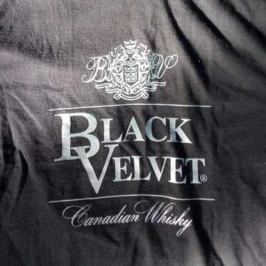 Vintage 90s Black Velvet Canadian Whiskey T-Shirt