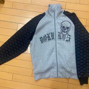 Vintage Skull Y2K Track Jacket