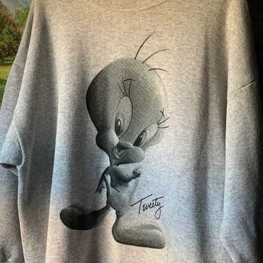 Vintage Looney Tunes tweety bird Crewneck