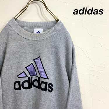 90s adidas Big Embroidered Performance Logo Sweats