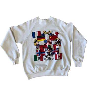 Vintage 90s Walt Disney World Epcot Sweatshirt cre