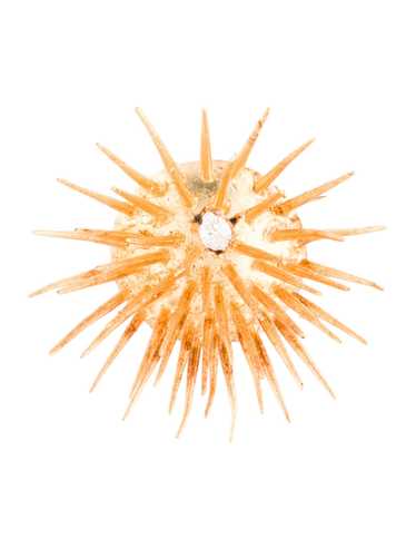 Brooch 18K Yellow Gold - image 1