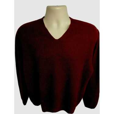 Brooks Brothers Red Lambs Wool Sweater L