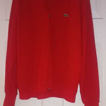 Lacoste red vintage cardigan - Gem