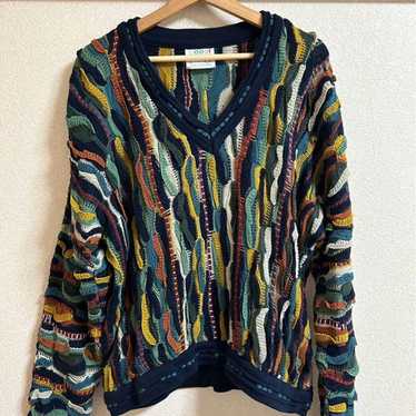 90s COOGI 3D knit sweater.