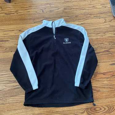 Oakland Raiders アノラックジャケット mens-black-oakland-raiders-