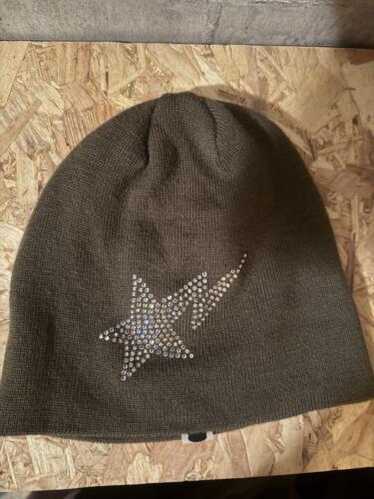 Swarovski BAPE STA logo beanie knit cap a bathing ape NIGO