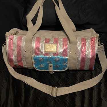 Juicy Couture Y2K American Flag Duffle Rare