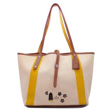 Coach Canvas Tote Bag Yellow