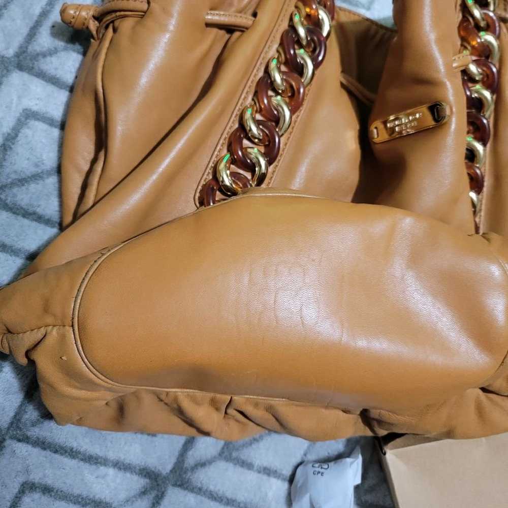 Authentic Vintage Michael Kors Brown Lea - image 10