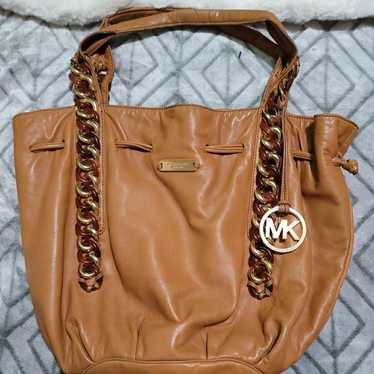 Authentic Vintage Michael Kors Brown Lea - image 1