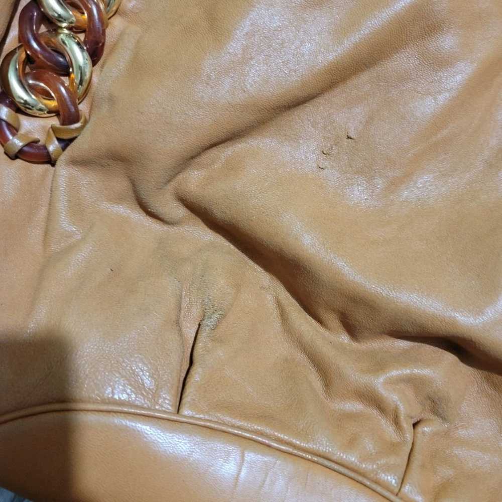 Authentic Vintage Michael Kors Brown Lea - image 6