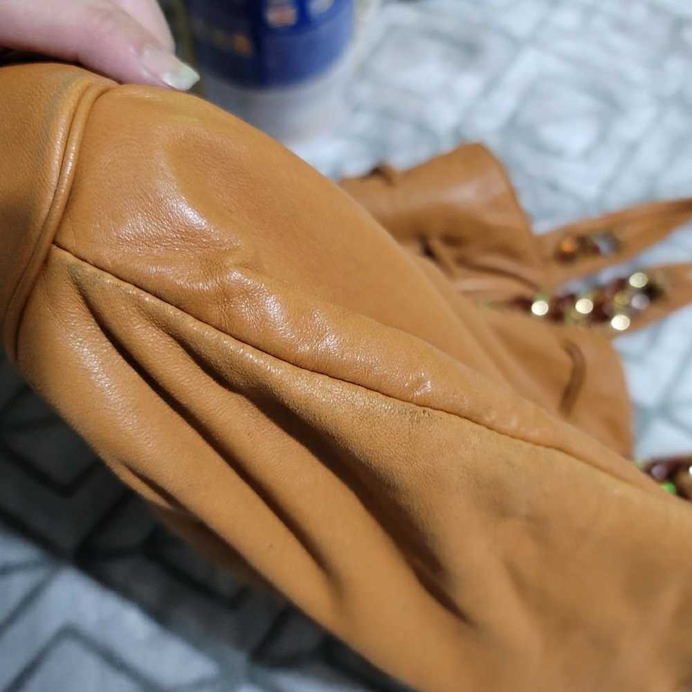 Authentic Vintage Michael Kors Brown Lea - image 7