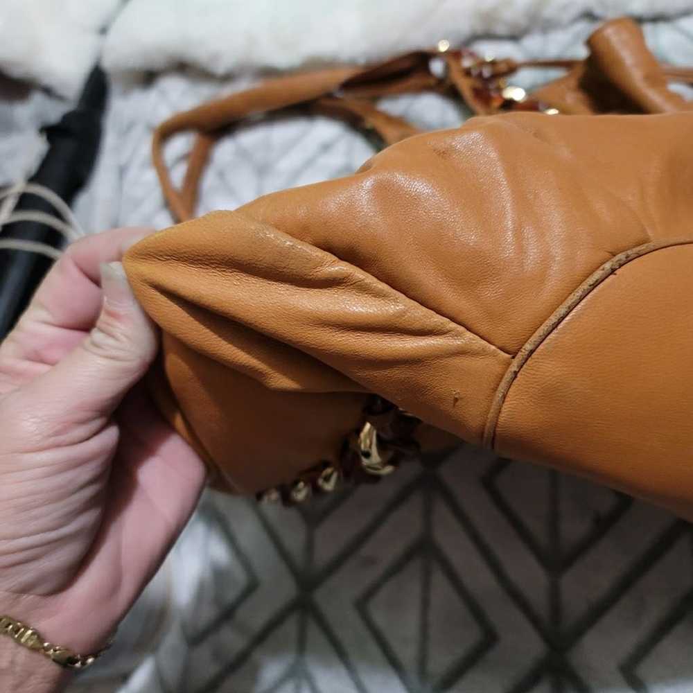 Authentic Vintage Michael Kors Brown Lea - image 9