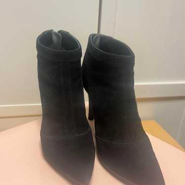 Black Suede Booties