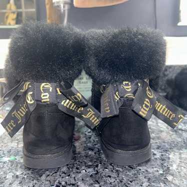 Juicy Couture boots with faux fur & bows