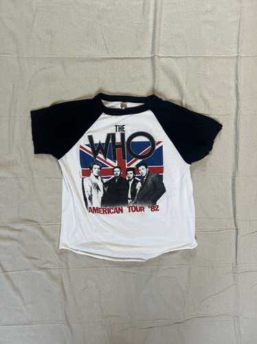 vintage the who 1982 tour t shirt - Gem
