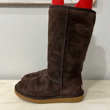 Ugg Brown Suede Tall Classic Boots