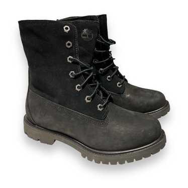 Timberland Boots Womens 6.5 Black Waterproof Roll 