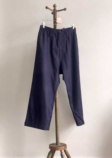 Evan Kinori Elastic Pants in Cashmere/Lambswool Fl