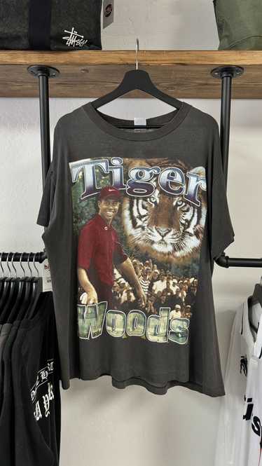 Vintage 90s Tiger Woods Rap Style Shirt