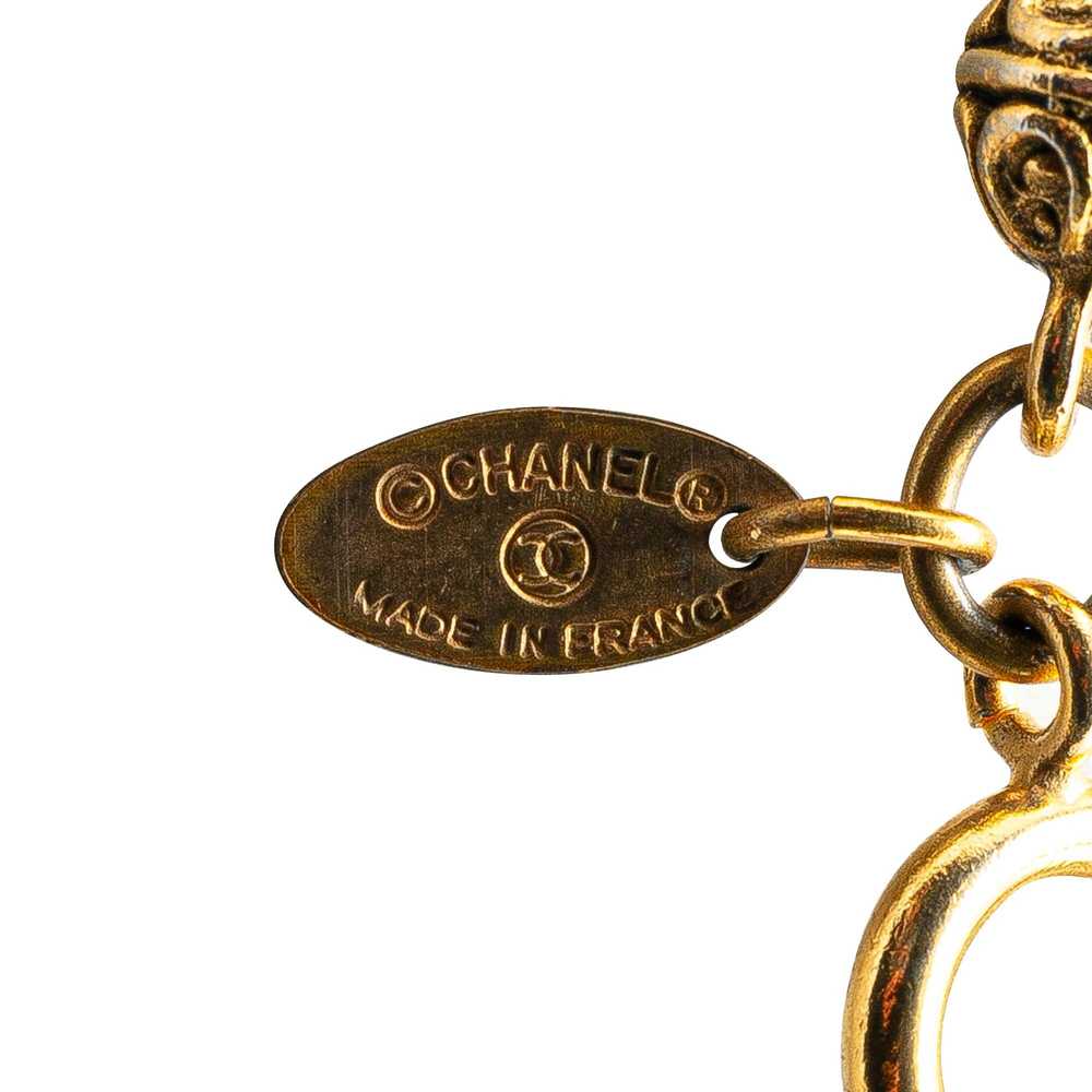 Chanel Gold Gold Plated Bead Strand Necklace - image 2