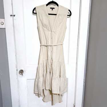 Drew Drew Anthropologie Button Belted Dress Natura