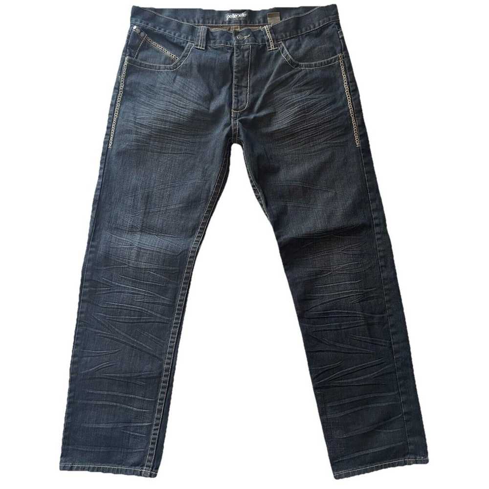 Pelle Pelle Rare Vintage Pelle Pelle Jeans Size Tag 42x34 DarkWash Denim