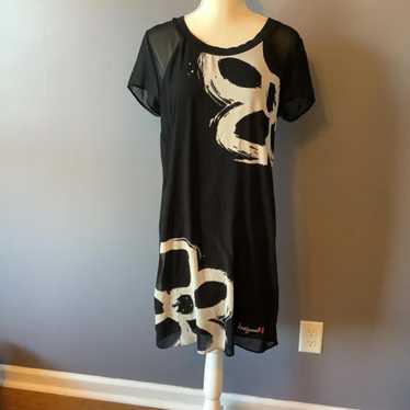 Desigual black graphic dress - Gem
