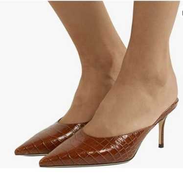 YDN Women Classic Pointed Toe Low Mid Heel Loafers