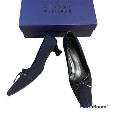 Stuart Weitzman Littlebow Navy Heels