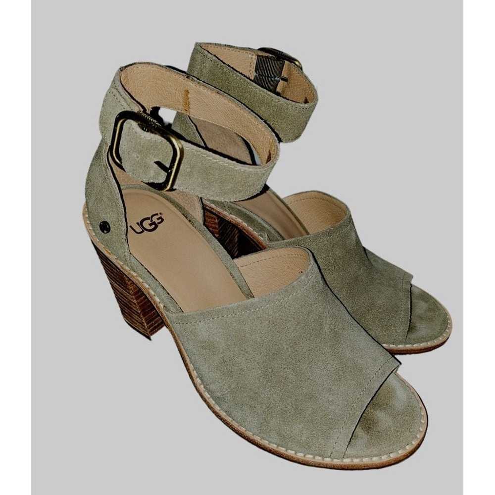 UGG WOMEN'S ANKLE STRAP SUEDE ANTILOPE BLOCK HEEL… - image 1