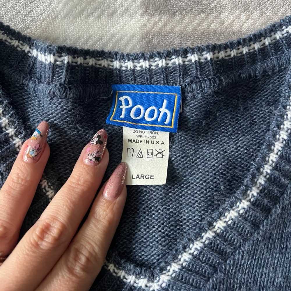Vintage 90’s Disney Winnie the Pooh Embroidered - image 4