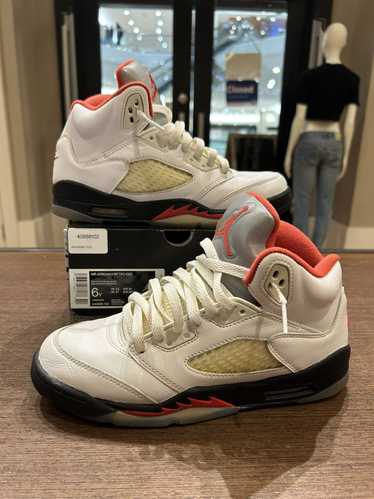 Jordan Brand Jordan 5 High ‘Fire Red Silver Tongue